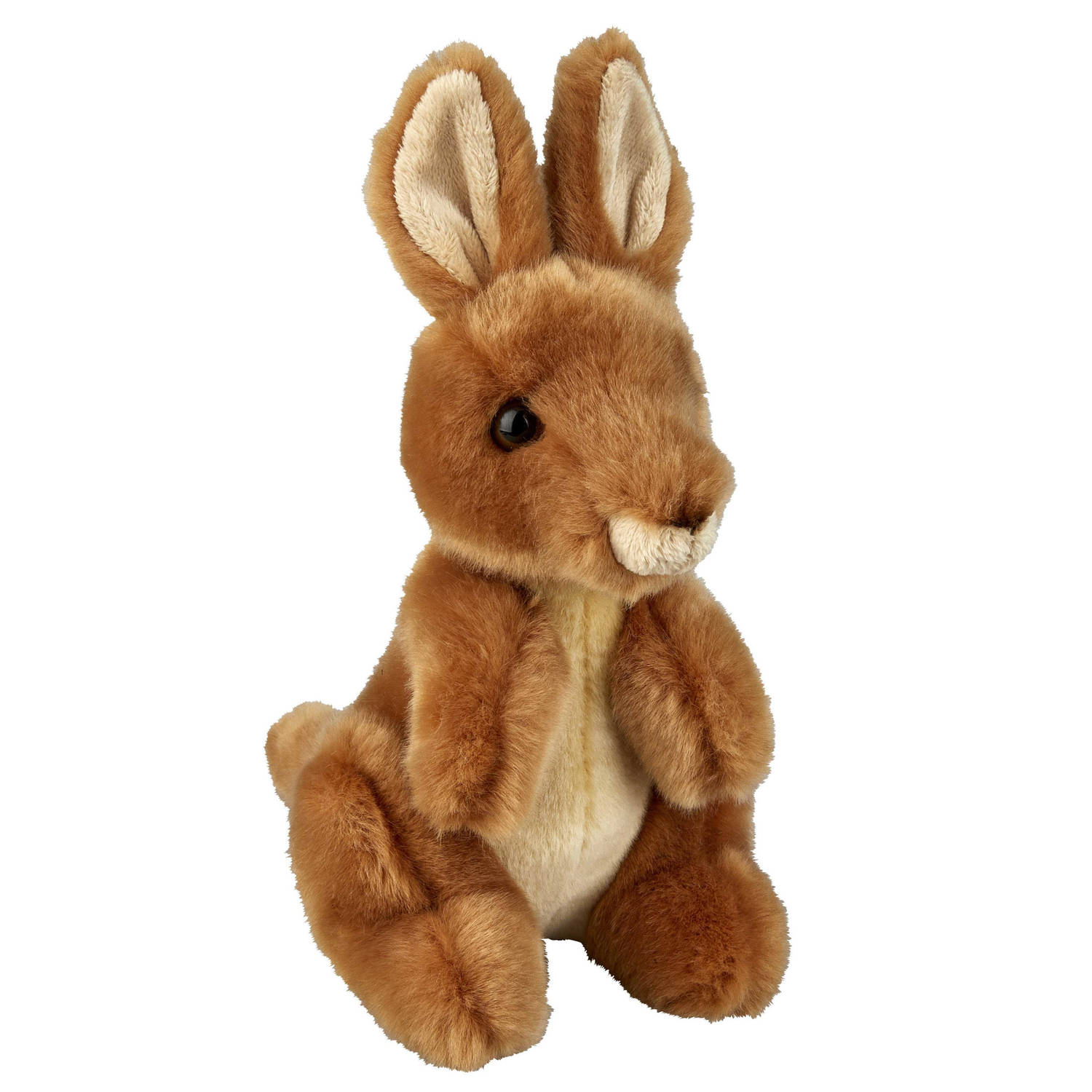 Pluche knuffel dieren Kangoeroe 18 cm - Speelgoed Kangoeroes knuffelbeesten