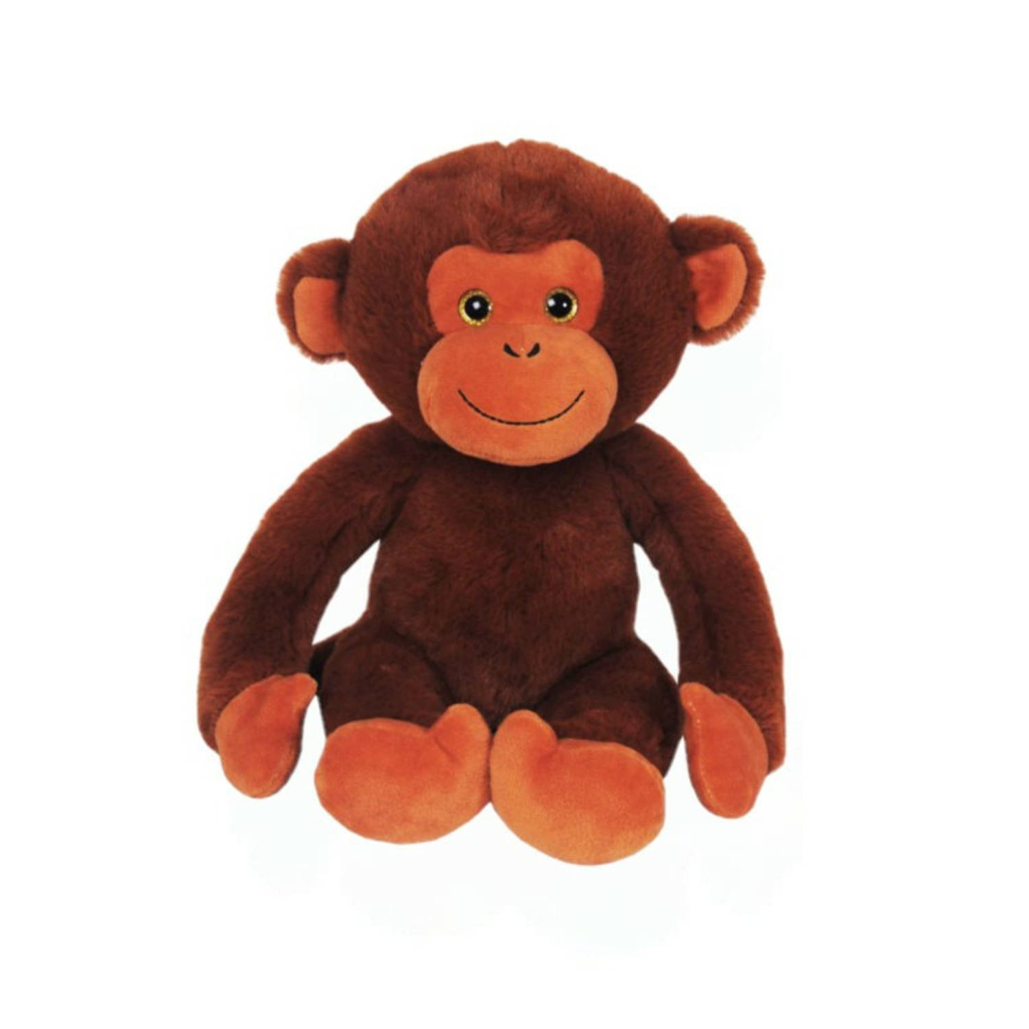 Pluche Speelgoed Knuffeldier Chimpansee Aap Van 23 Cm Knuffeldier