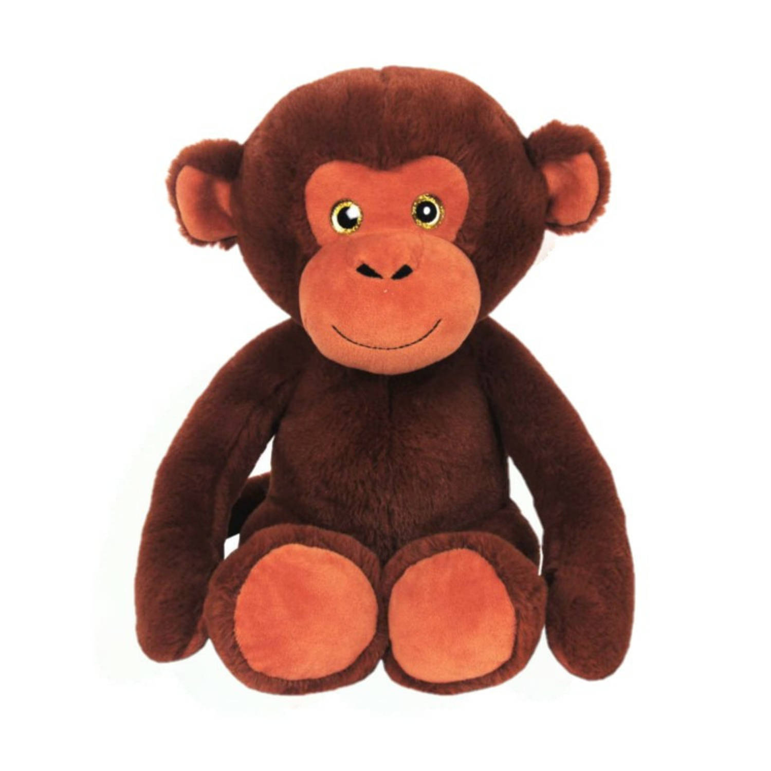 Pluche Speelgoed Knuffeldier Chimpansee Aap Van 28 Cm Knuffeldier