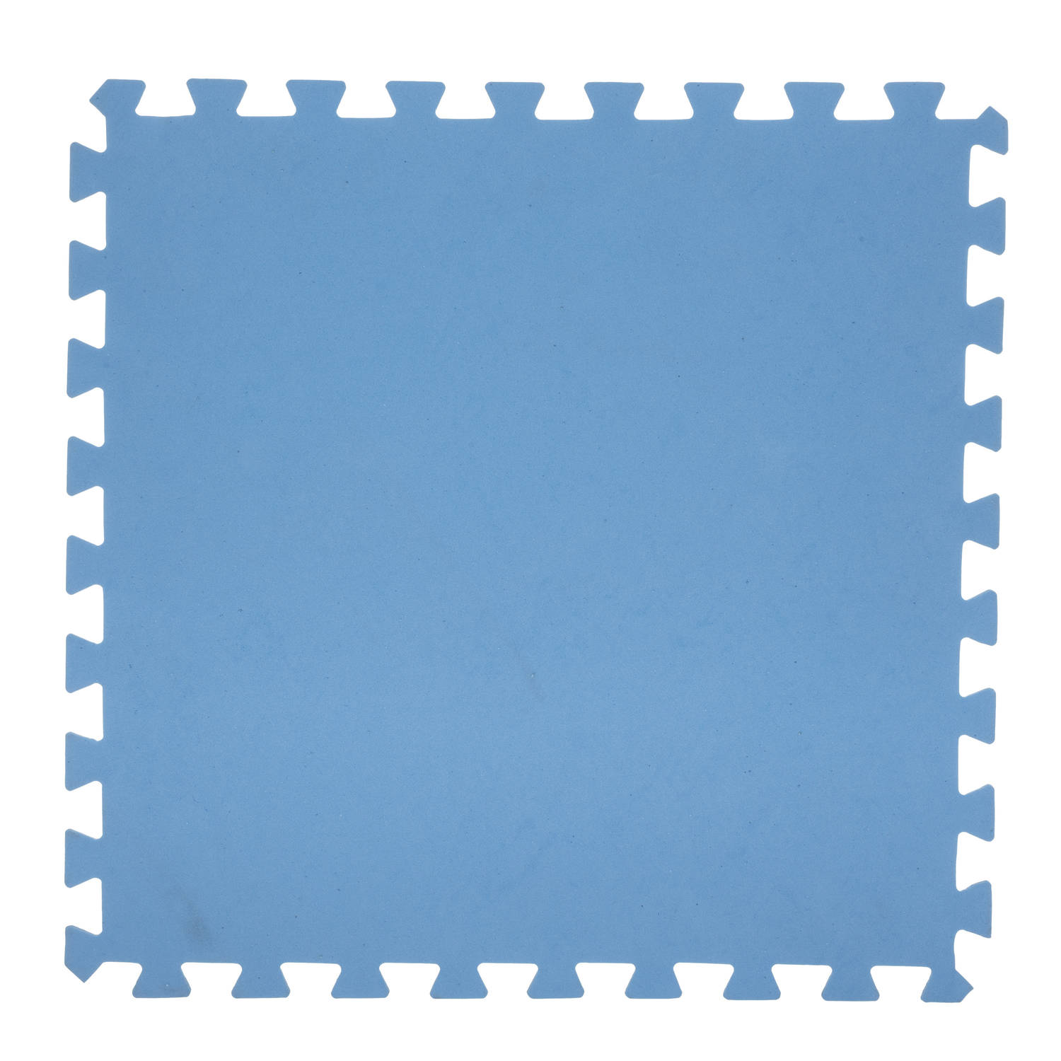 8x stuks Foam puzzelmat zwembadtegels/fitnesstegels blauw 50 x 50 cm - Speelkleden