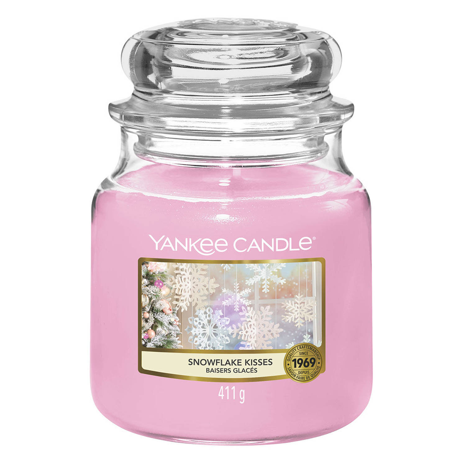 Yankee Candle - Snowflake Kisses Medium Jar