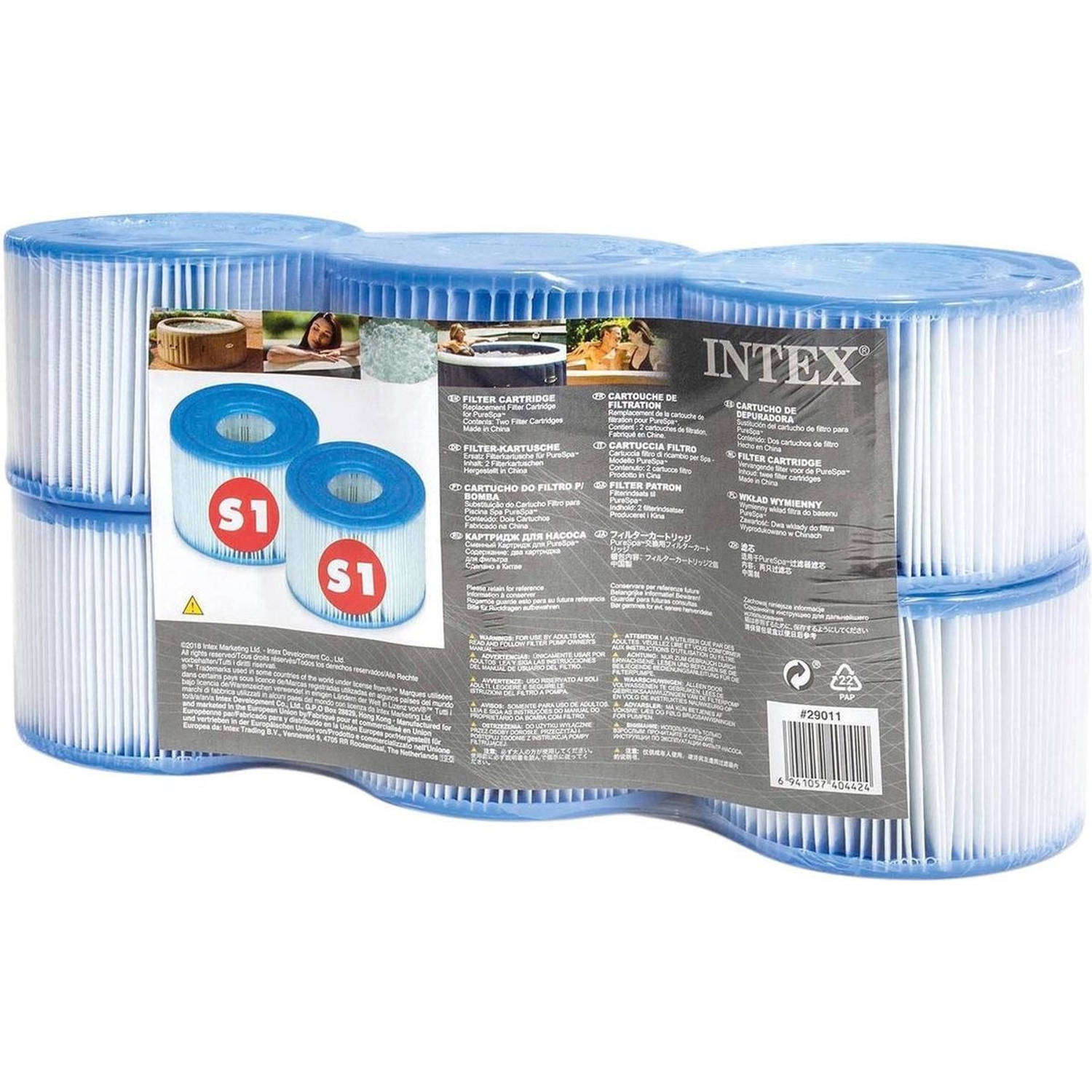 24 S-1 Intex Pure Spa Filter opblaas bubbelbad jacuzzi