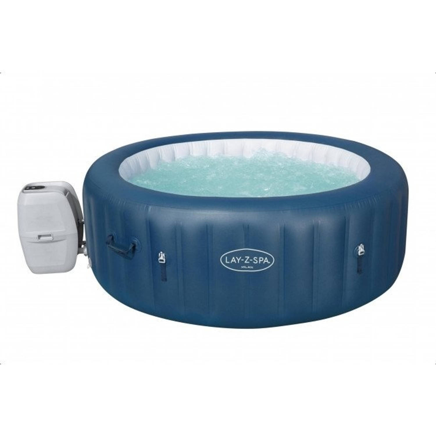 Lay-z-spa Milan Plus Max 6 Pers 140 Airjets Jacuzzi Bubbelbad- Whirlpool Copy