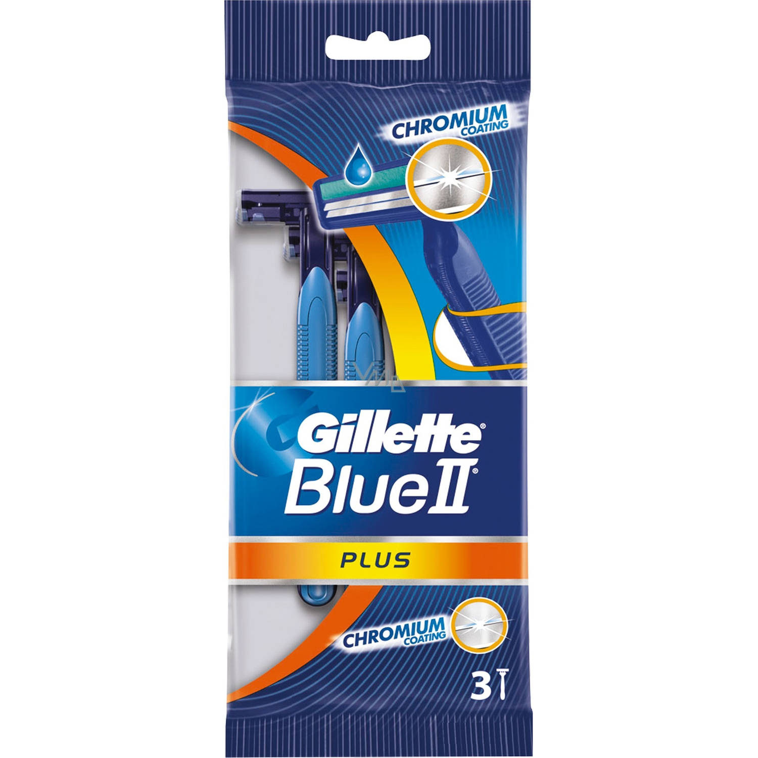 Gillette BlueII plus gevoelige huid wegwerpmesjes 10stuks