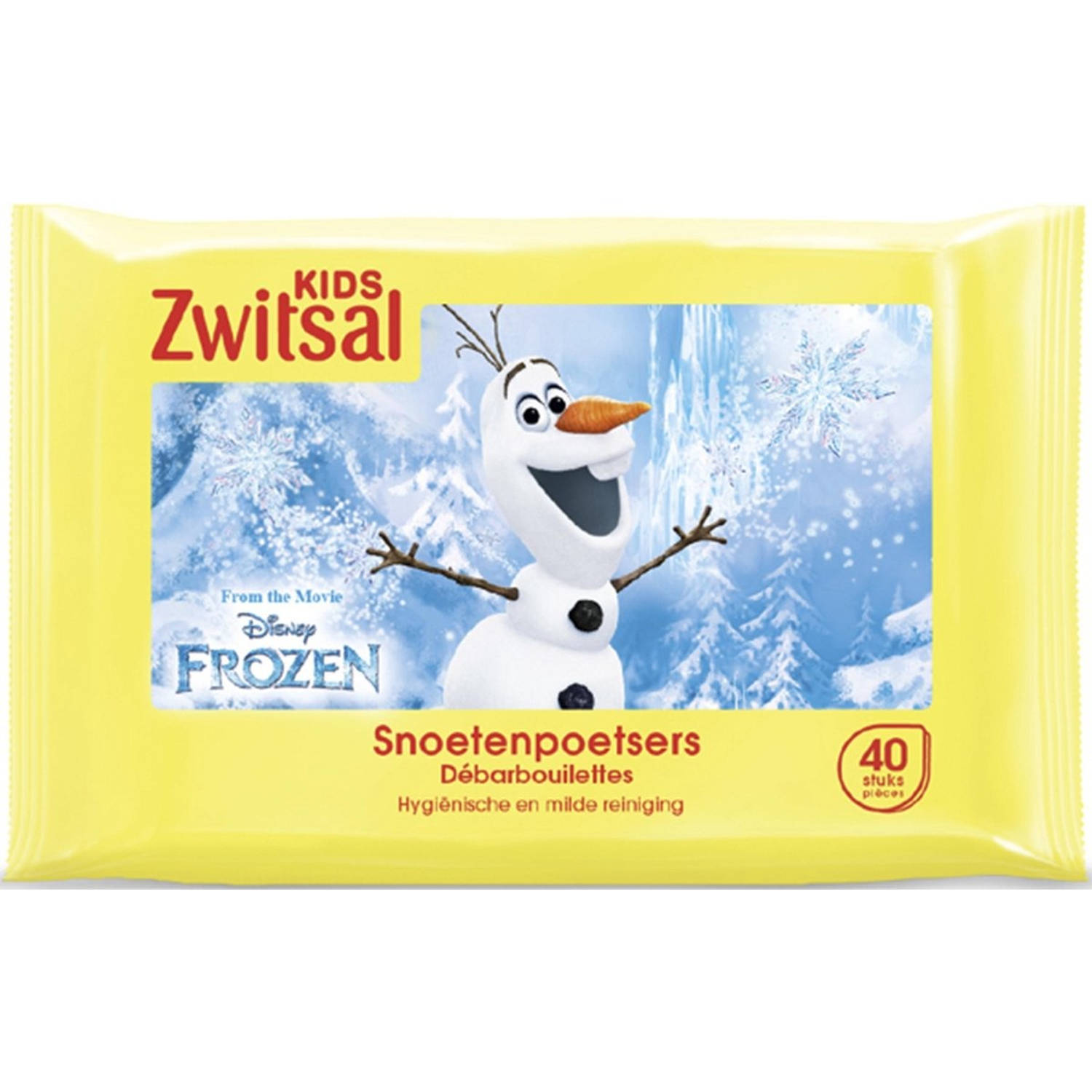 Zwitsal Kids Frozen Snoetenpoetsers 4 x 40 monddoekjes