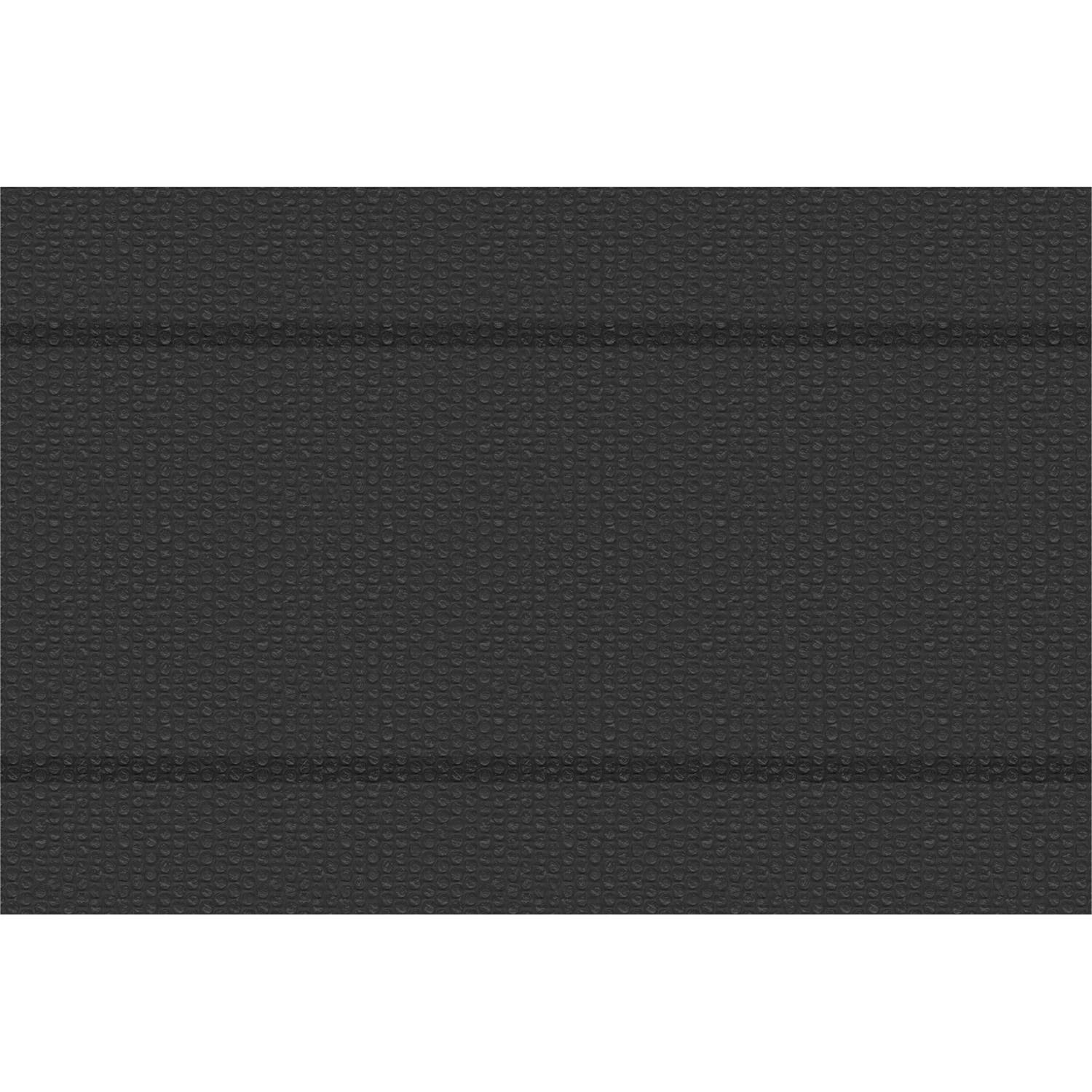 tectake Zwembadafdekking zonnefolie zwart rechthoekig 400 x 600 cm 403098