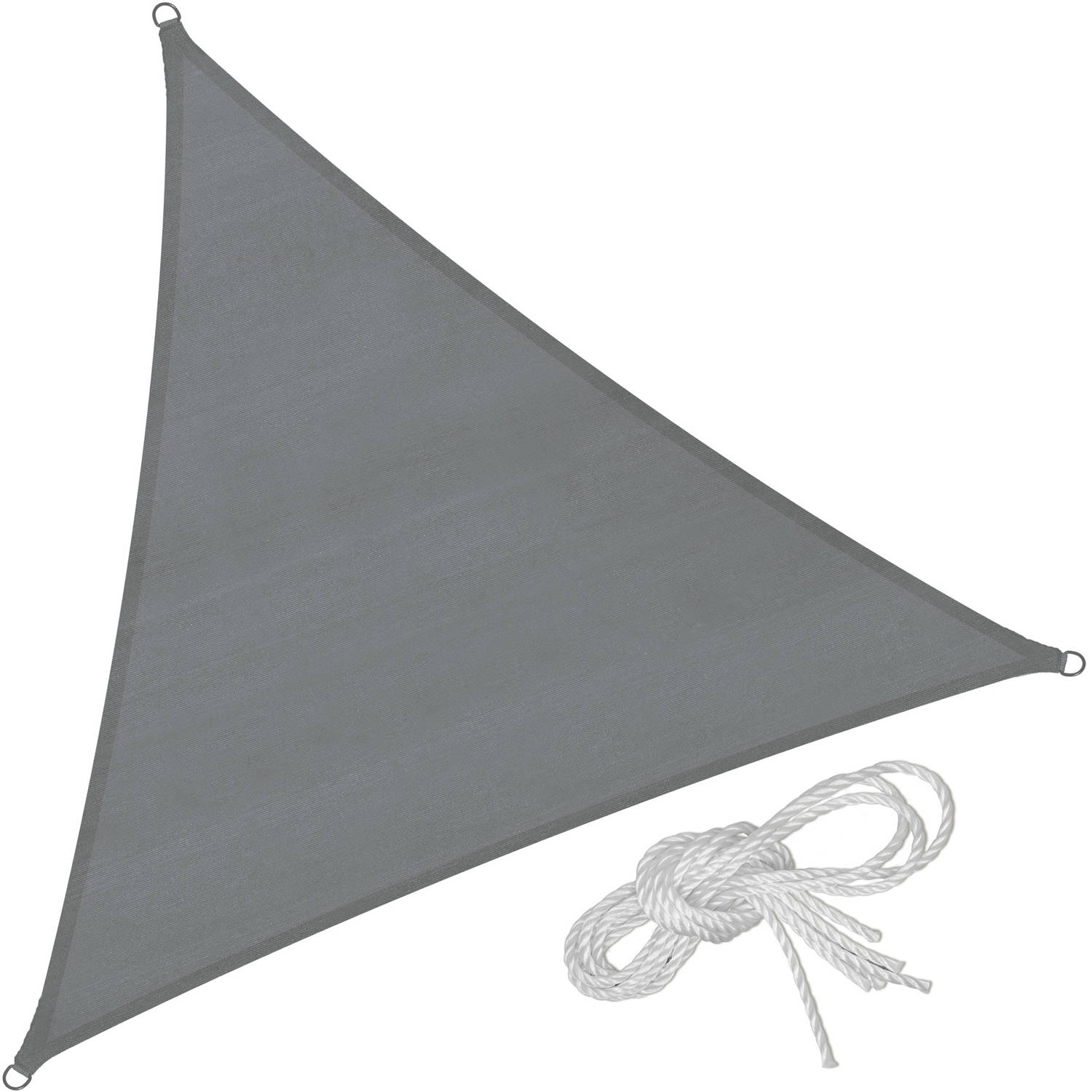 Tectake - Driehoekig Zonneluifel Van Polyethyleen, Variant 2 600 X 600 X 600 Cm Sku: 403891