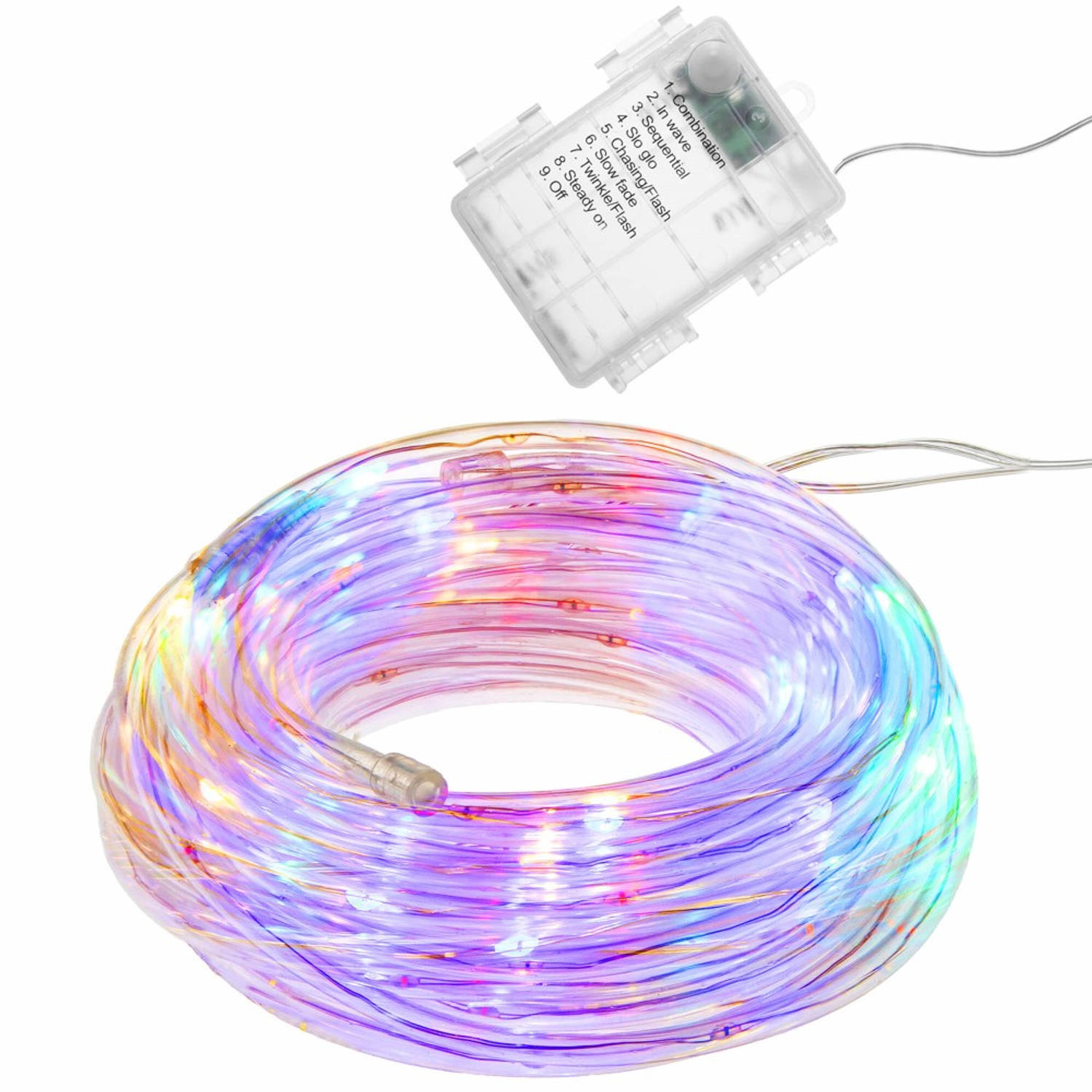verzonden bericht een beetje Kerstverlichting Lichtslang 5 m Batterij 50 LED Multicolor | Blokker