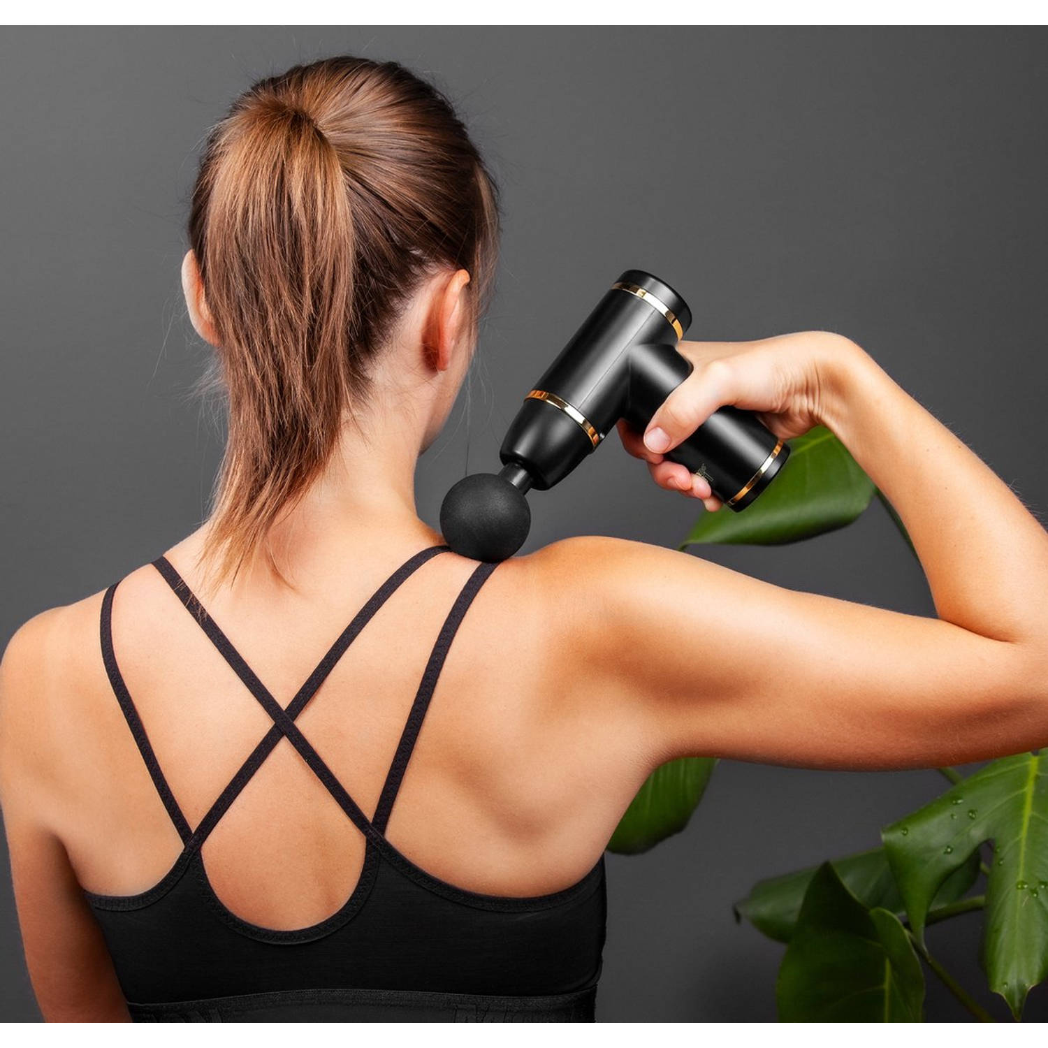 Verlaten vrouw radiator Massage gun - Massage apparaat - 4 Opzetstukken - 8 standen | Blokker