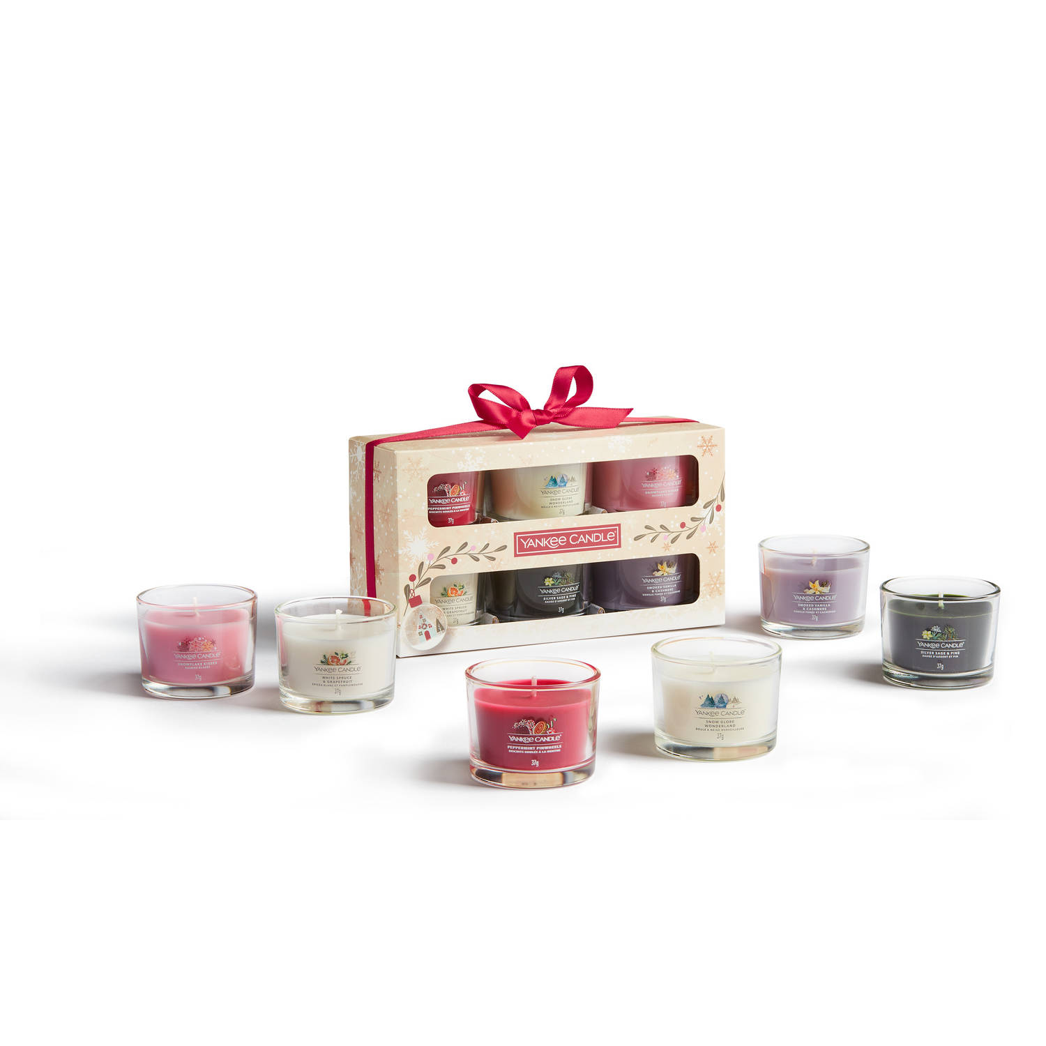 Yankee Candle Giftset Snow Globe Wonderland Mix - 6 Stuks