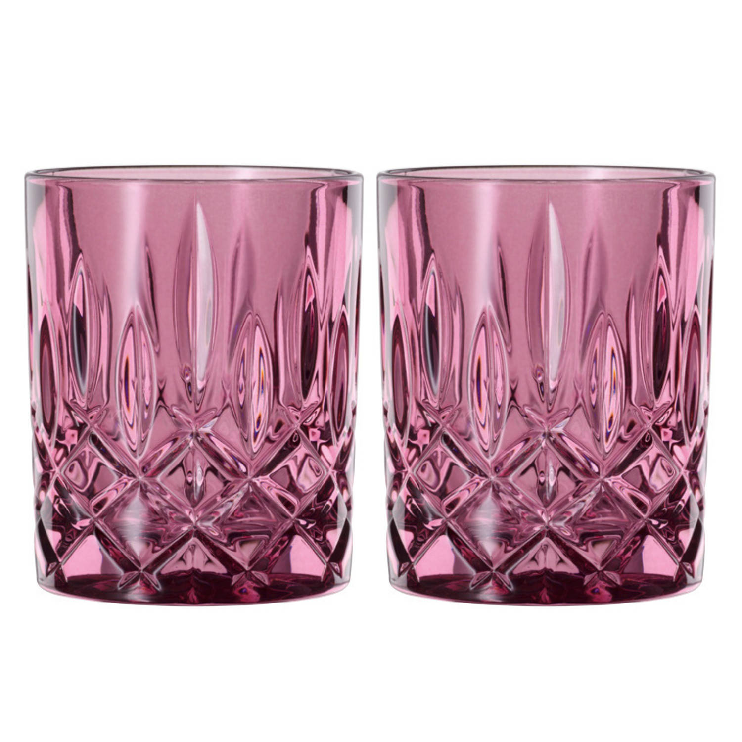 Nachtmann - Whiskyglas - Noblesse - Berry Donkerrood - 295 ml - Set van 2 stuks