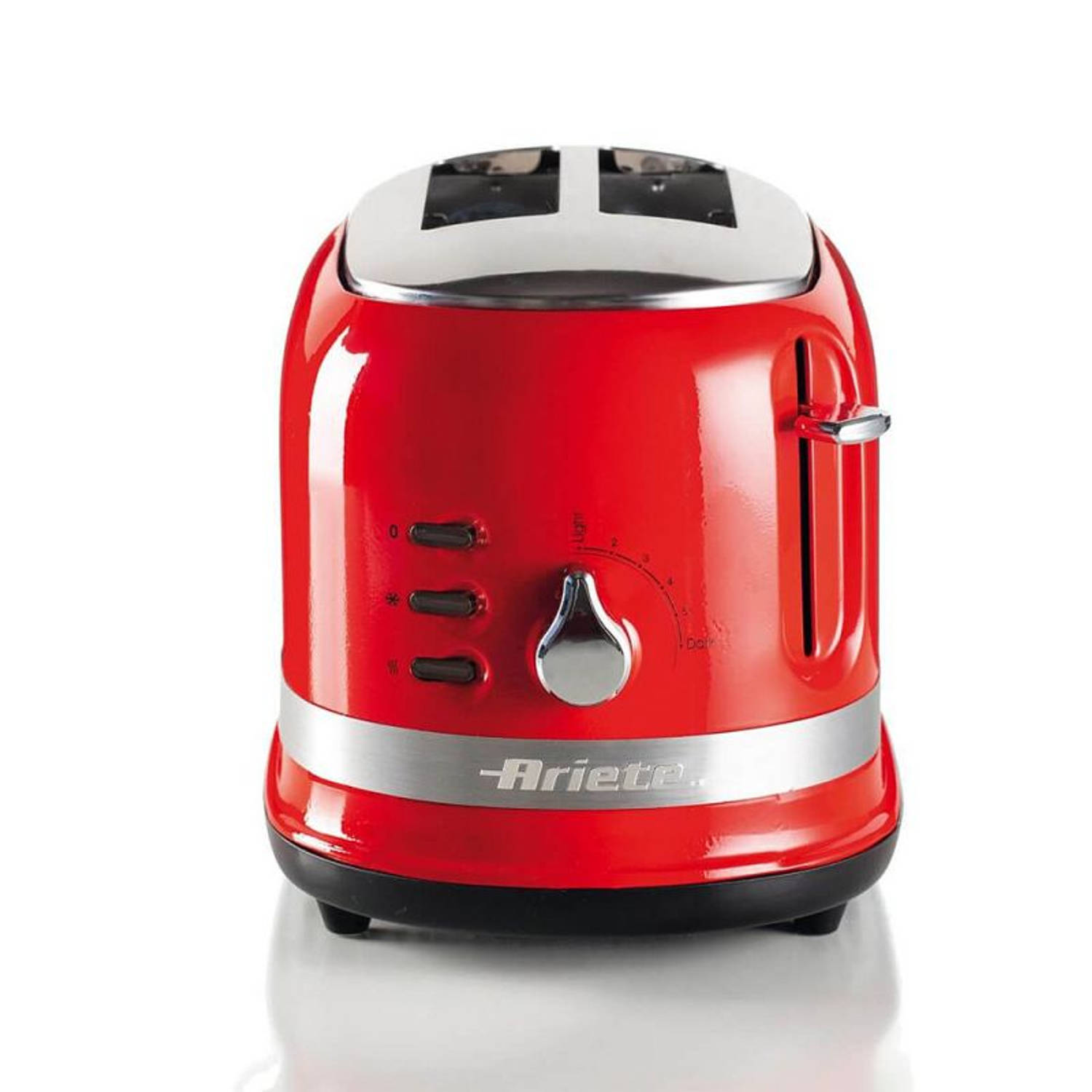 Ariete Moderna Broodrooster - 2 Extra Brede Sleuven - Rood