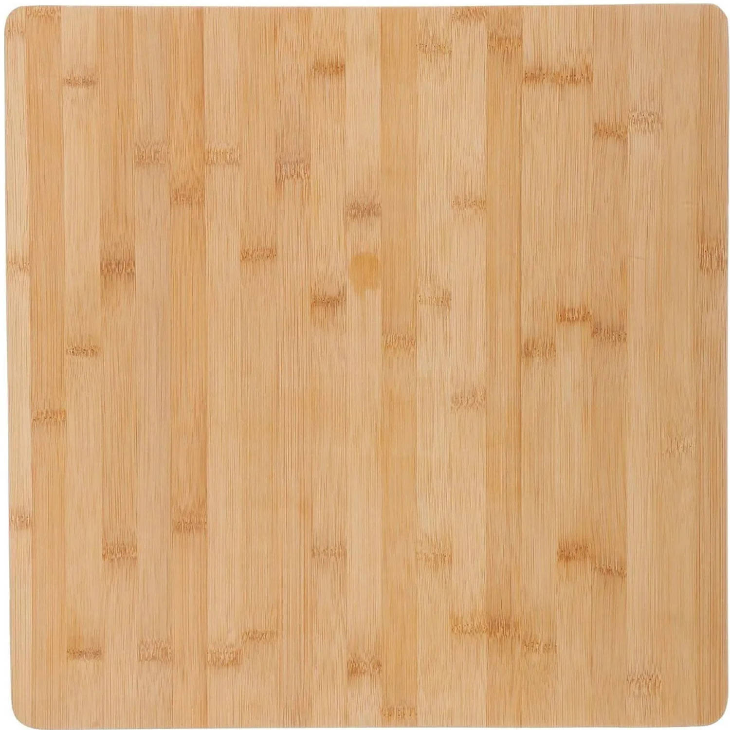 vod Lijken Inspiratie 2x Stuks grote snijplank/serveerplank vierkant 37 x 3,5 cm van bamboe hout  - Snijplanken | Blokker