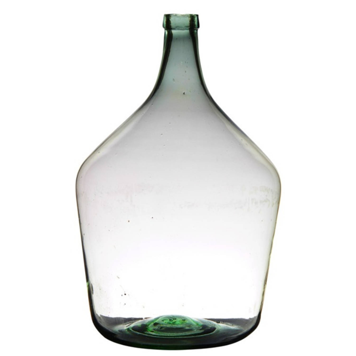 Luxe stijlvolle flessen bloemenvaas B29 x H46 cm transparant glas Vazen