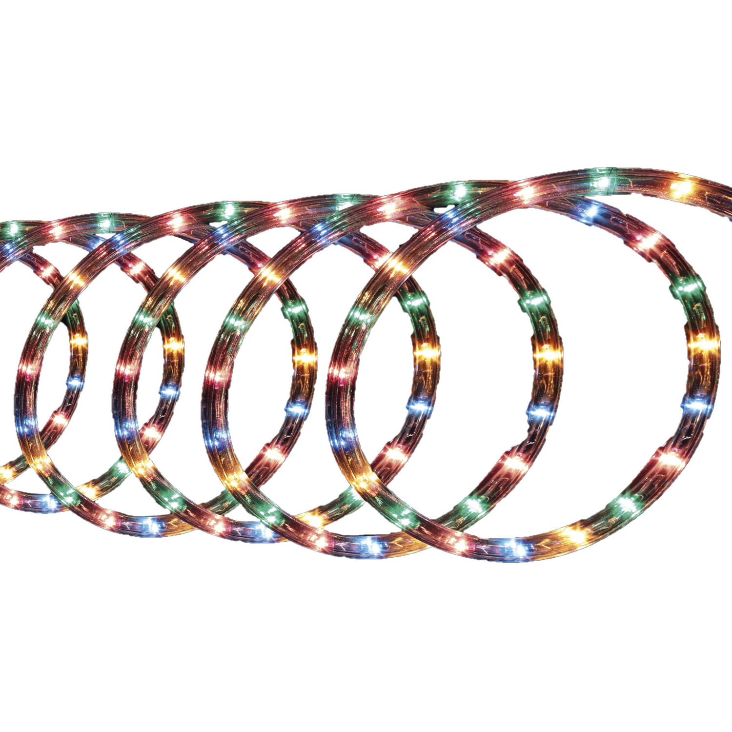 Lichtslang/slangverlichting 10 Meter Met 180 Lampjes Gekleurd - Lichtslangen