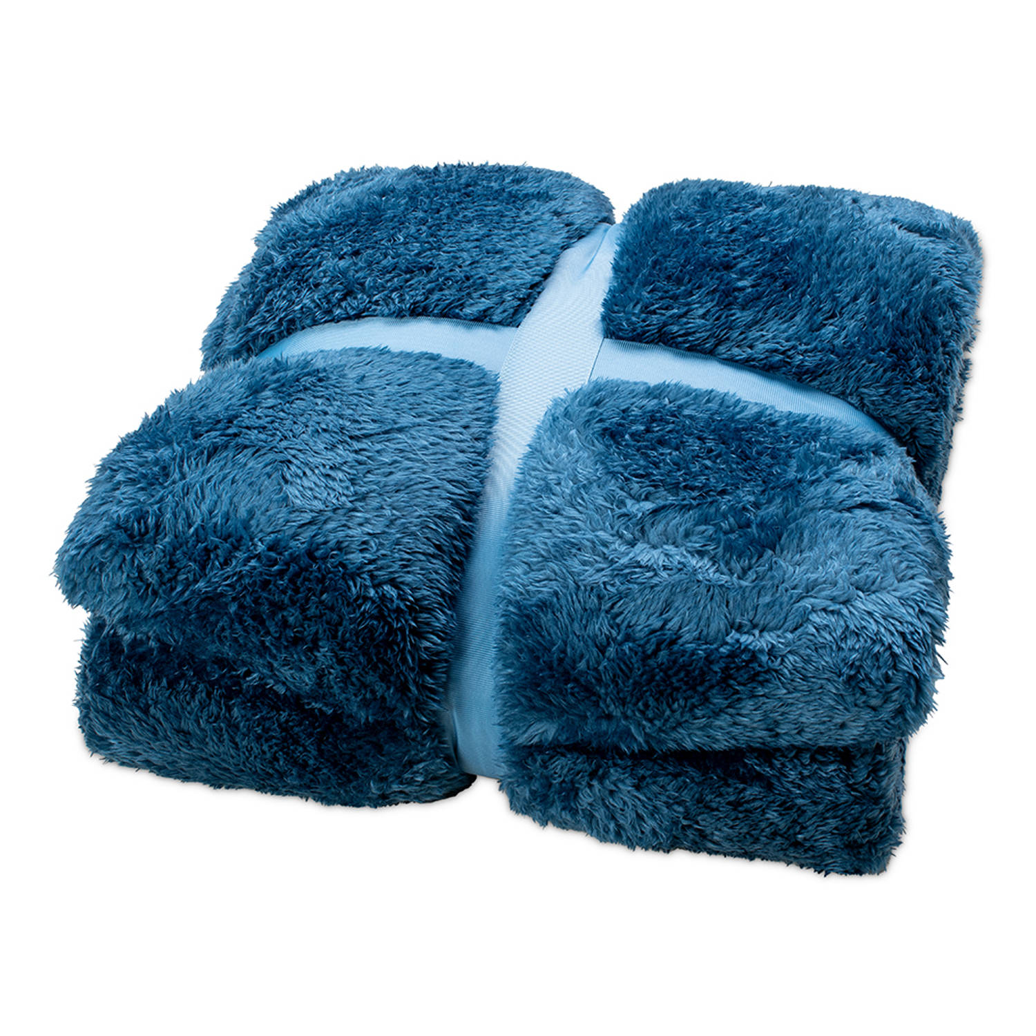 stad Dierentuin s nachts Groot universum Wicotex-Plaid-deken-fleece plaid Fluff blauw 150x200cm-Zacht en warme  Fleece deken. | Blokker