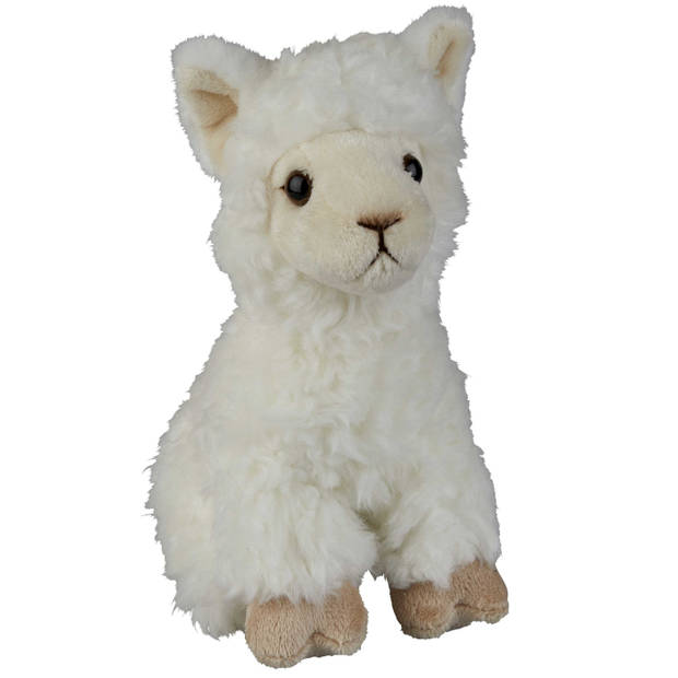 Pluche knuffel dieren Lama 18 cm - Knuffeldier