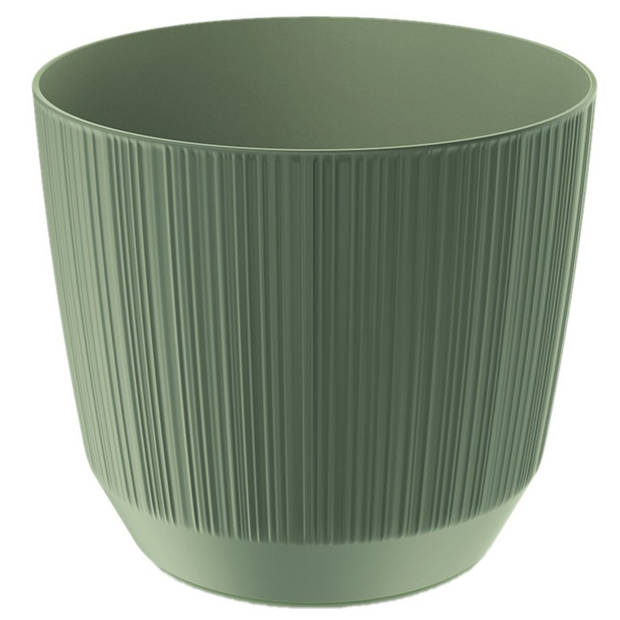 Prosperplast Plantenpot - kunststof - groen - D15 x H13 cm - Plantenpotten