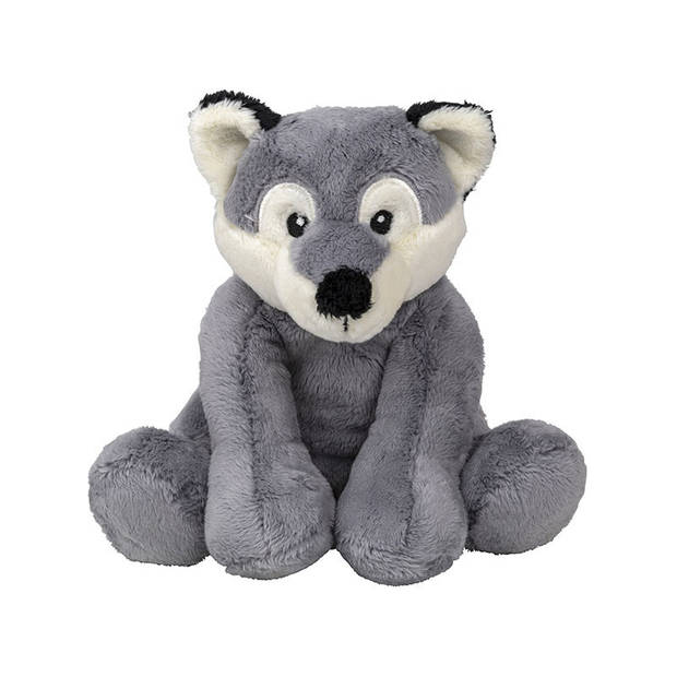 Pluche knuffel wolf van 28 cm - Knuffeldier