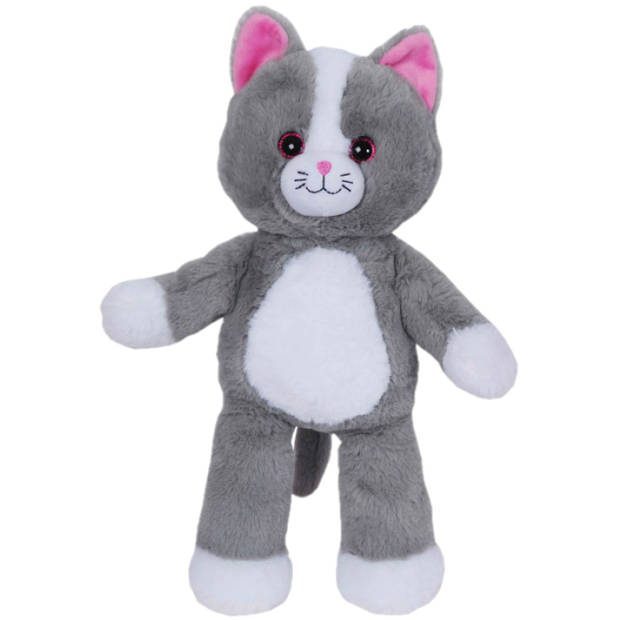 Pluche speelgoed knuffeldier Poes/kat van 42 cm - Knuffeldier