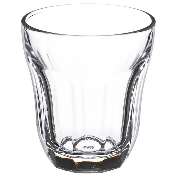 Set van 6x stuks water/sap glazen Enzeau 210 ml van glas - Drinkglazen