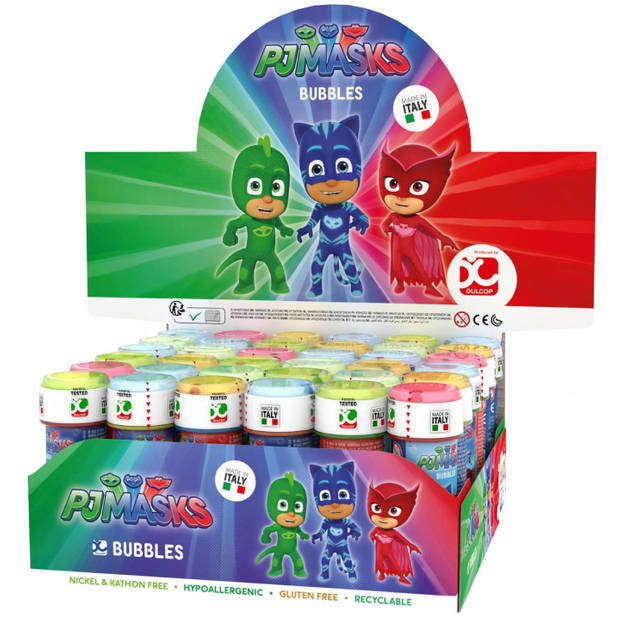 Bellenblaas - PJ Masks - 50 ml - voor kinderen - uitdeel cadeau/kinderfeestje - Bellenblaas