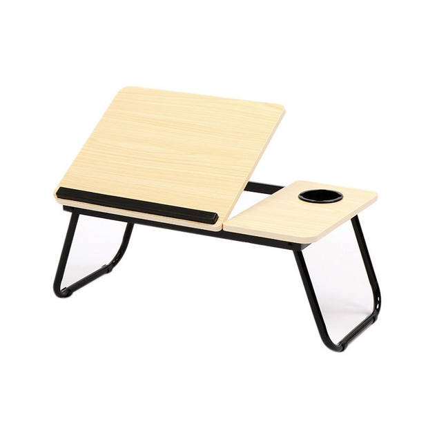 Laptoptafel / schoottafel / bedtafel naturel 62 x 37 x 26 cm - Dienbladen