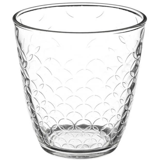 Set van 12x stuks water/sap glazen Rome 250 ml van glas - Drinkglazen