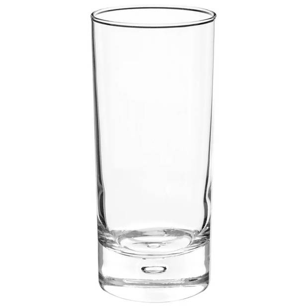 Set van 12x stuks longdrink glazen Georgi 290 ml van glas - Longdrinkglazen
