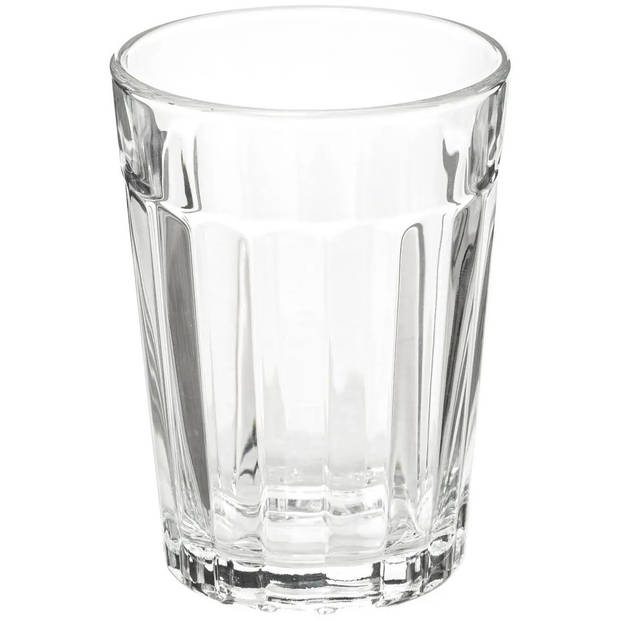 Set van 6x stuks water/sap glazen Lorenz 250 ml van glas - Drinkglazen