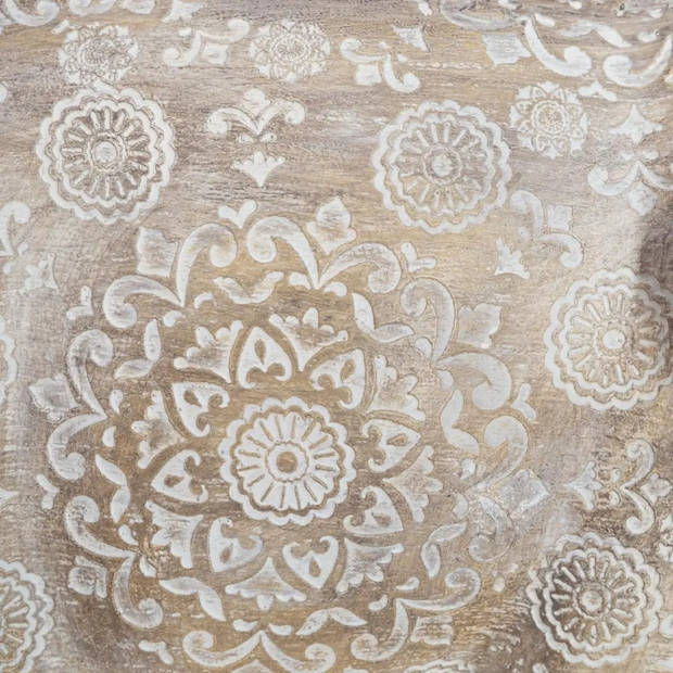 Atmosphera Olifanten dierenbeeldje - beige Mandala - 27 x 12 x 21 cm - home deco beeldAtmosphera - Beeldjes