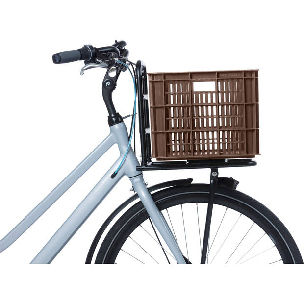 Basil fietskrat gerecycled L 40 liter bruin - 21163