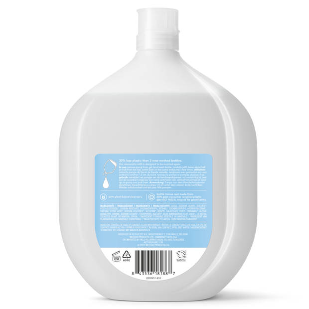 Method Handzeep Navulling Voordeelverpakking 4 x 1L - Ecologisch - Sweet Water Geur