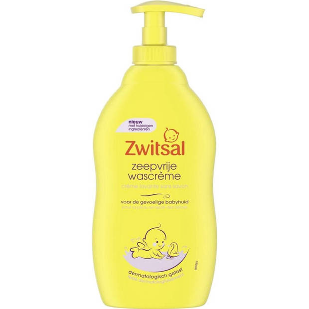 Baby Wascrème - Mild & Zacht - Met Pompje - 400ml - Copy