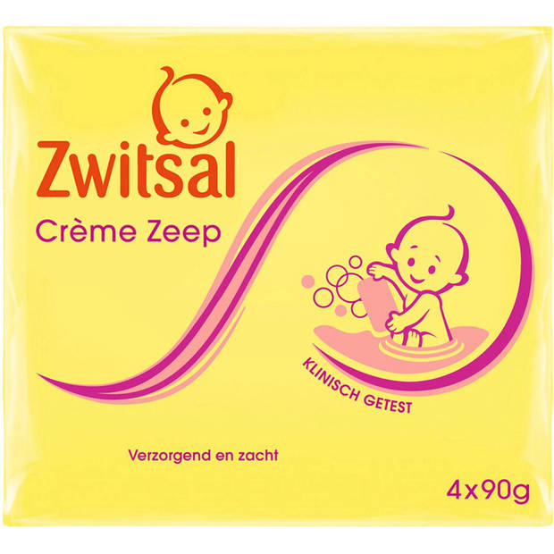 Baby Crème Zeep - 24 x 90 Gram (6x 4 stuks)