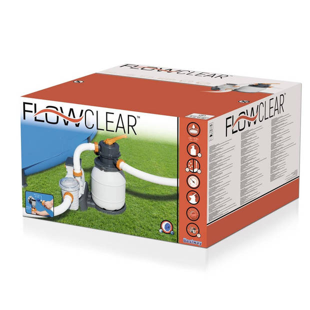 Flowclear Zandfilterpomp 5,7 m3/u - 5.678 ltr/hr - Polysphere - Copy