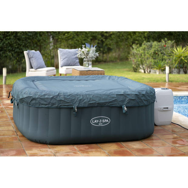 Lay-Z-Spa Ibiza - Max 6 pers - 140 Airjets - 180x180cm - Bubbelbad- Whirlpool c
