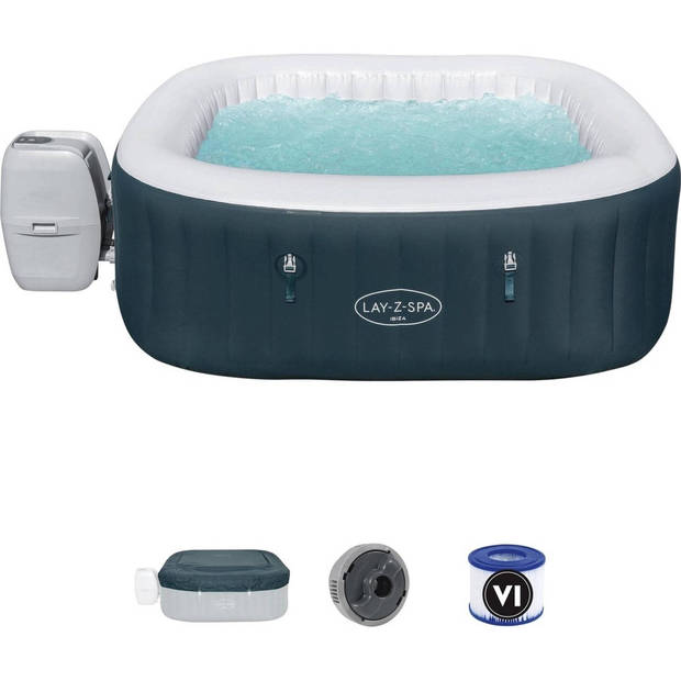 Lay-Z-Spa Ibiza - Max 6 pers - 140 Airjets - 180x180cm - Jacuzzi - Bubbelbad- Whirlpool - Copy - Copy