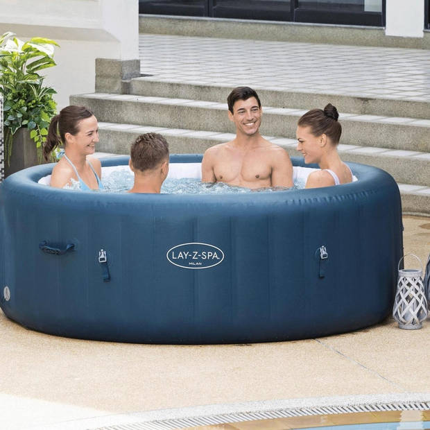 Lay-Z-Spa Milan Plus - Max 6 pers - 140 Airjets - Bubbelbad- Whirlpool c