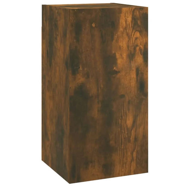 vidaXL Tv-meubelen 7 st 30,5x30x60 cm bewerkt hout gerookt eikenkleur