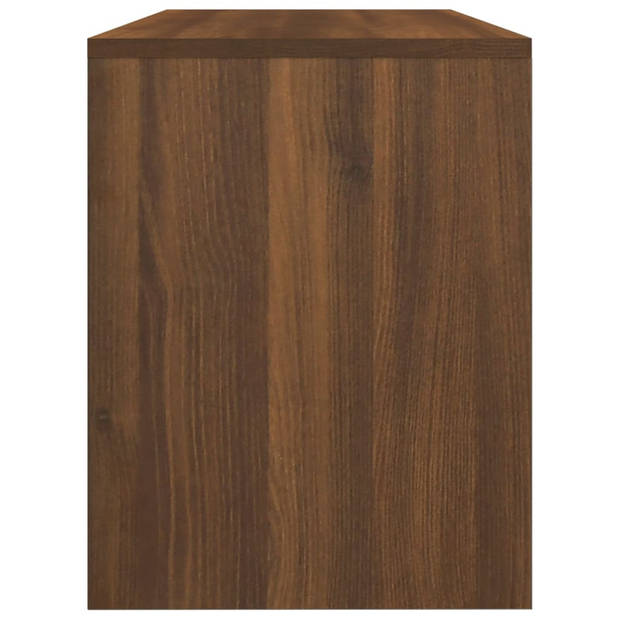 vidaXL Kaptafelkruk 70x35x45 cm bewerkt hout bruin eikenkleur