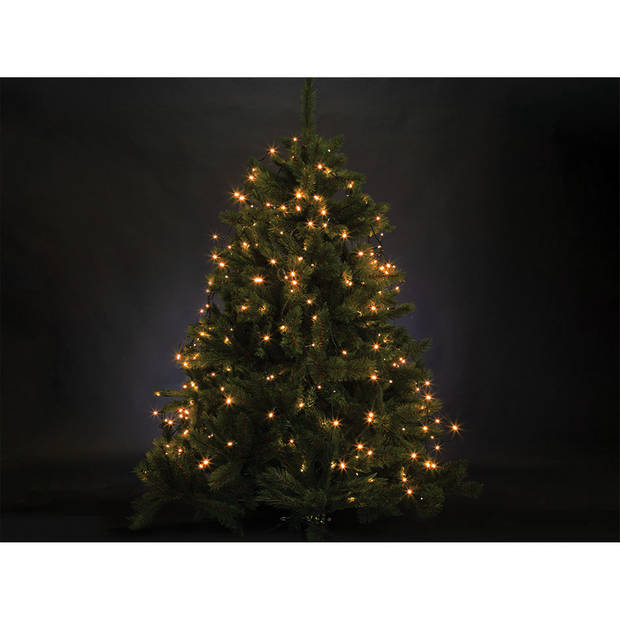 Vellight Kerstverlichting – voor kerstbomen tot 180 cm - 220 LED's – Arizona Wit – Binnen & Buiten
