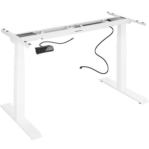 tectake - electrisch tafelframe Denis -wit - 402998