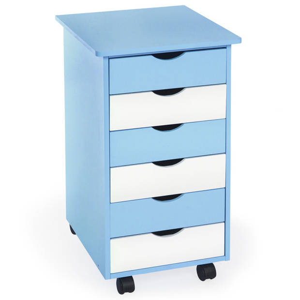 tectake® - Ladeblok - Blauw - 400925