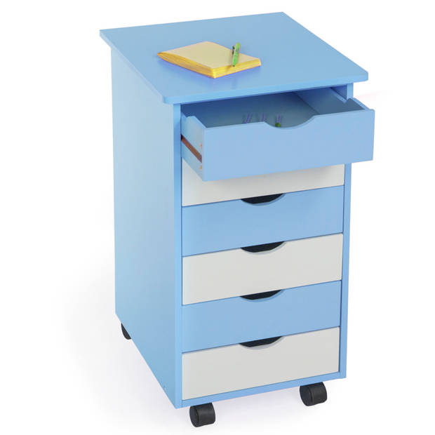 tectake® - Ladeblok - Blauw - 400925