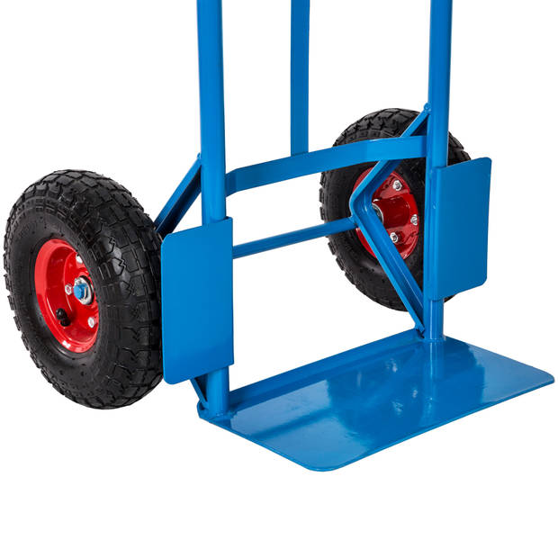 tectake - steekwagen, transportwagen, steekkar, 200 kg blauw 402384