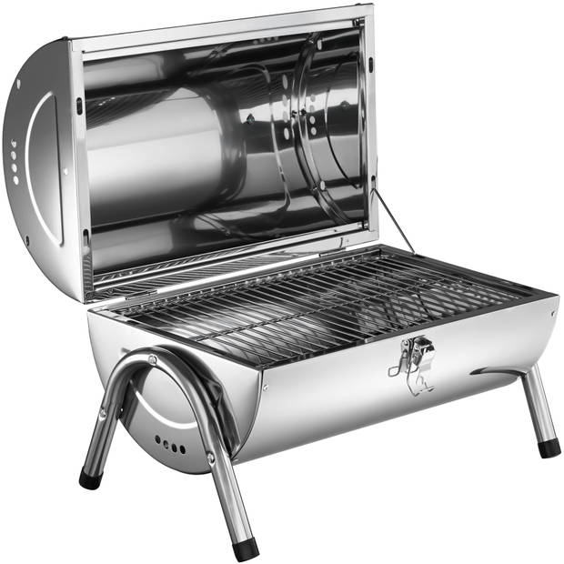 tectake - BBQ grill in roestvrij staal - 402328