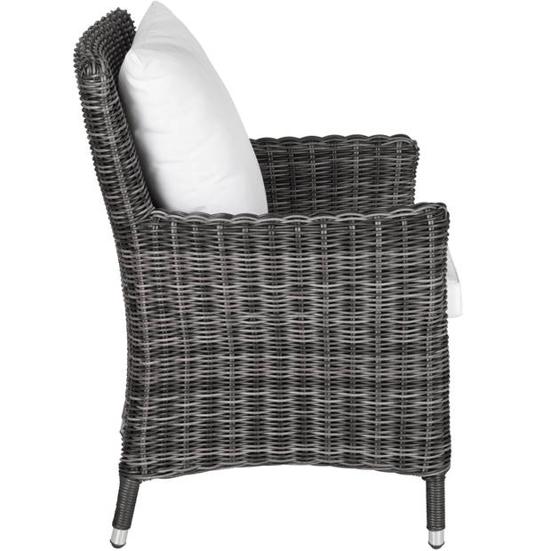 tectake - set van 2 luxe Wicker stoelen - Sanremo - 404630