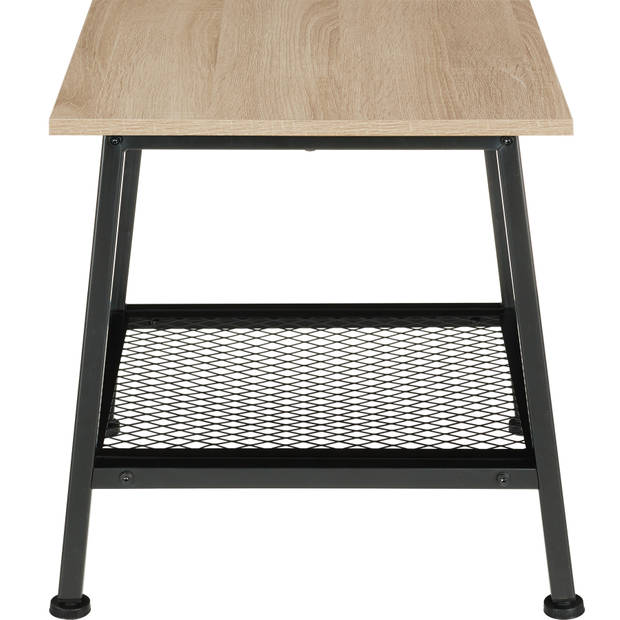 tectake - Bijzettafel Bedford - 45,5 x 45 x 47 cm - robuust - industrial light - 404268