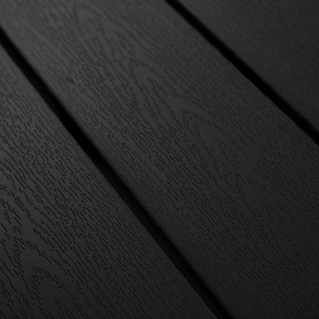 tectake Tuintafel Bianca - 150 x 90 x 74,5 cm - zwart - 404401